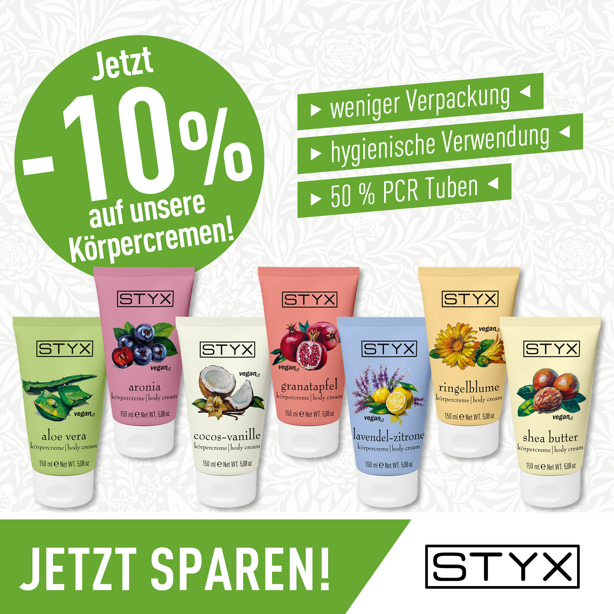 STYX K&ouml;rpercreme um 10 Prozent billiger